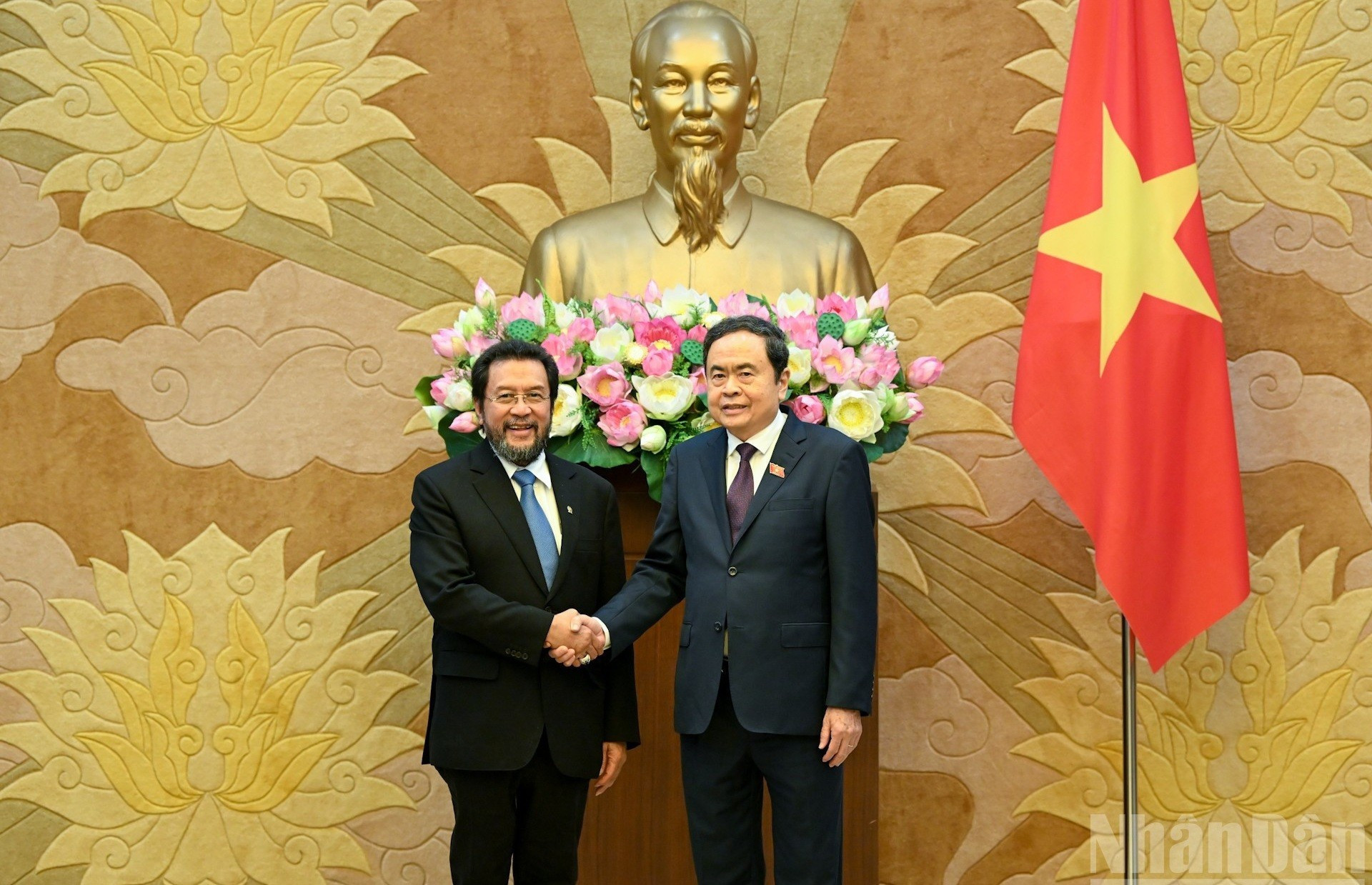 越南国会主席陈青敏会见印尼地方代表理事会副主席【组图】