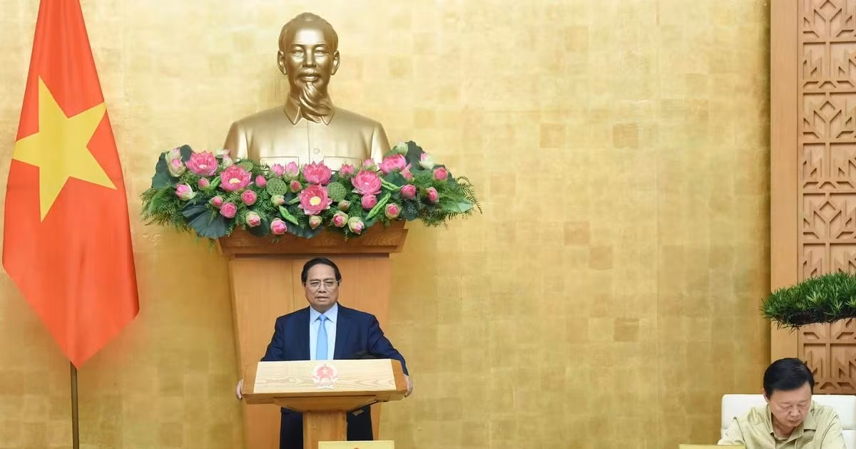 越南政府总理范明正主持召开2025年6月份立法工作专题会议【组图】