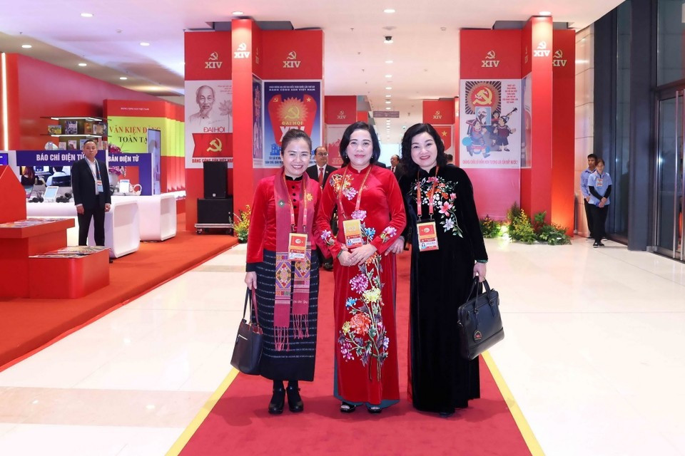 出席越南共产党第十四次全国代表大会的代表。