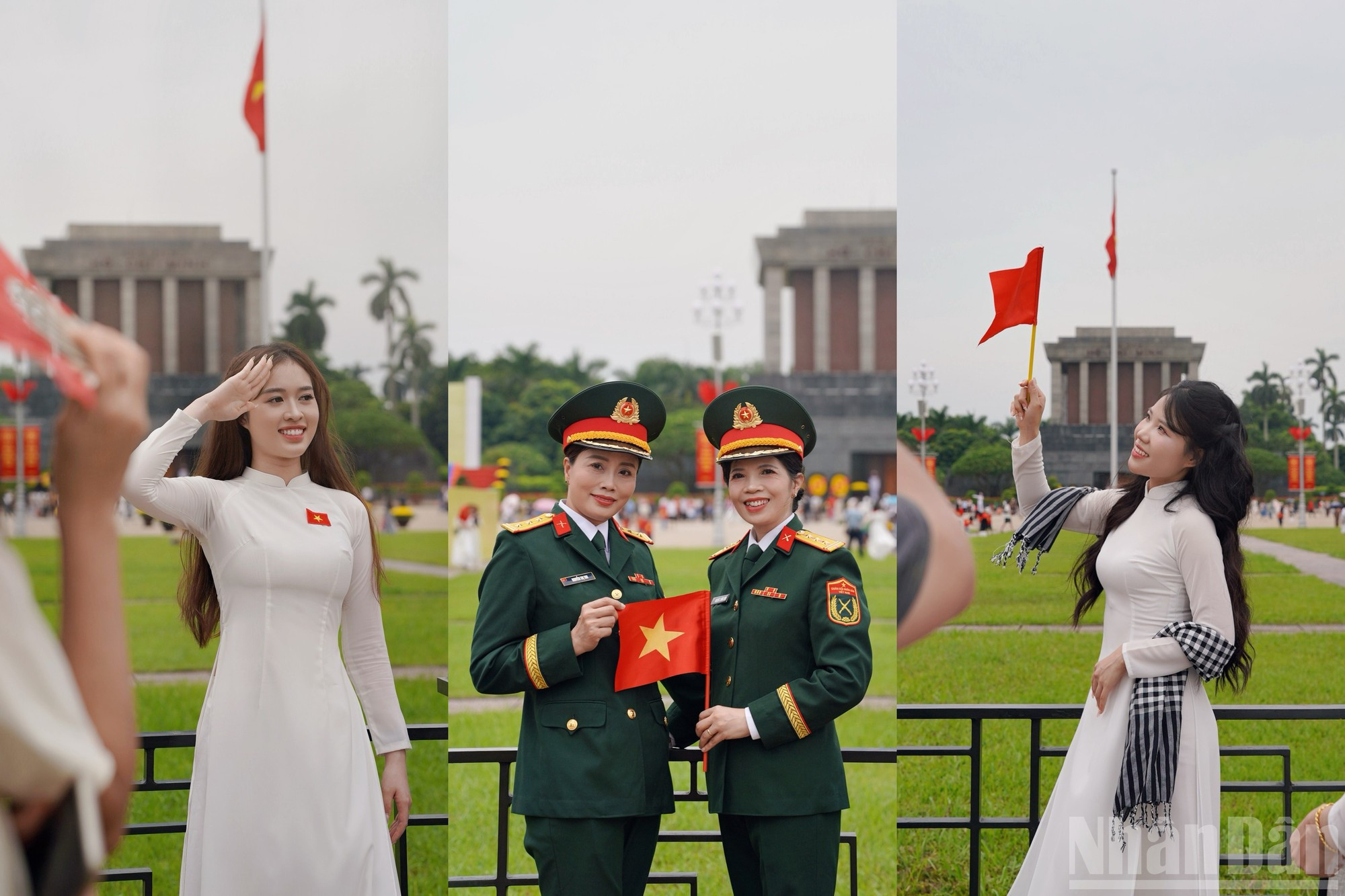 来自全国各地的人群汇聚于巴亭，绘就了一幅既热烈又庄严的多彩画卷。