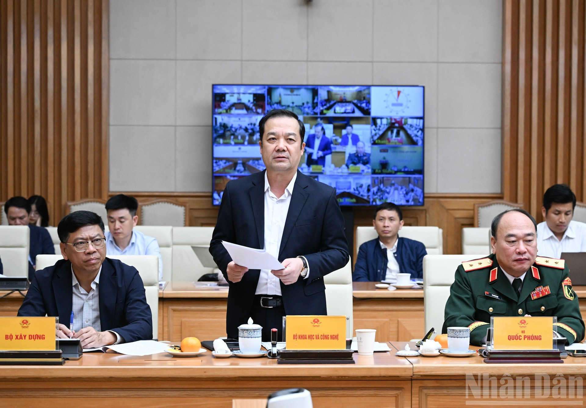 科学与技术部副部长范德龙在会上发表讲话。