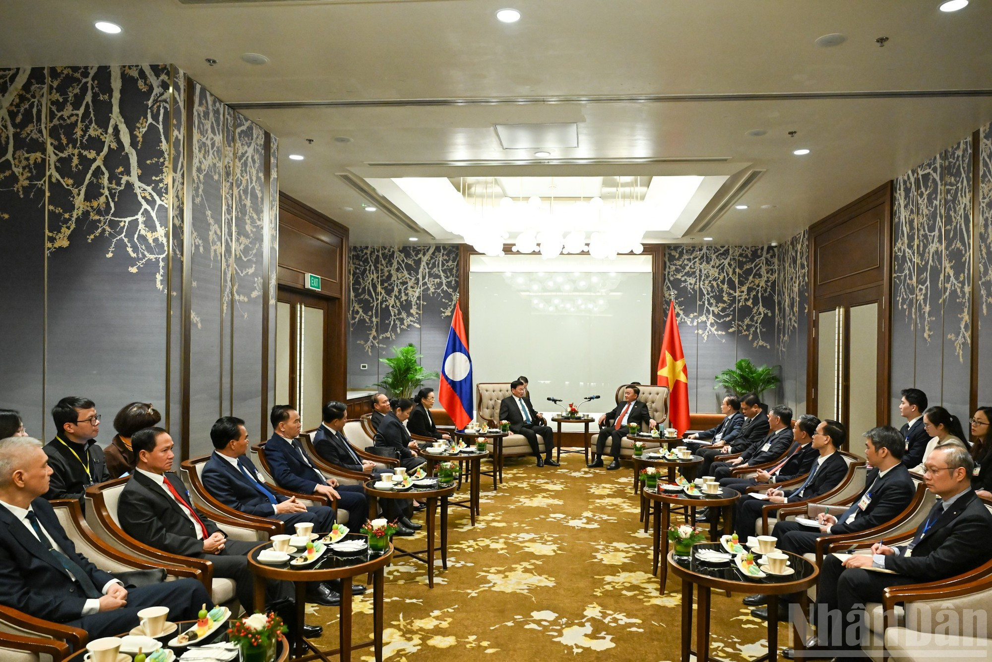 欢送仪式场景。