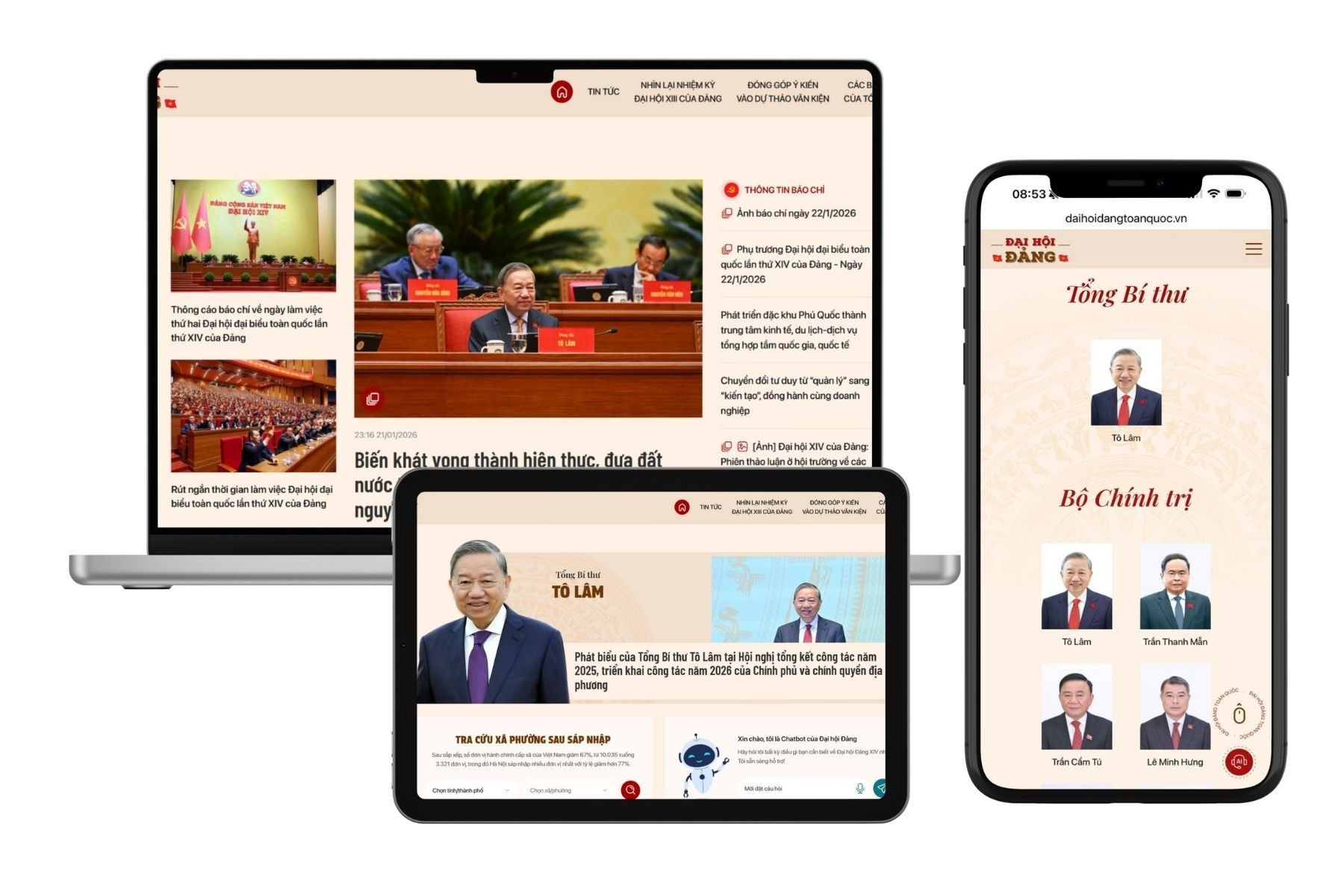 《人民报》在越共十四大宣传工作的突破