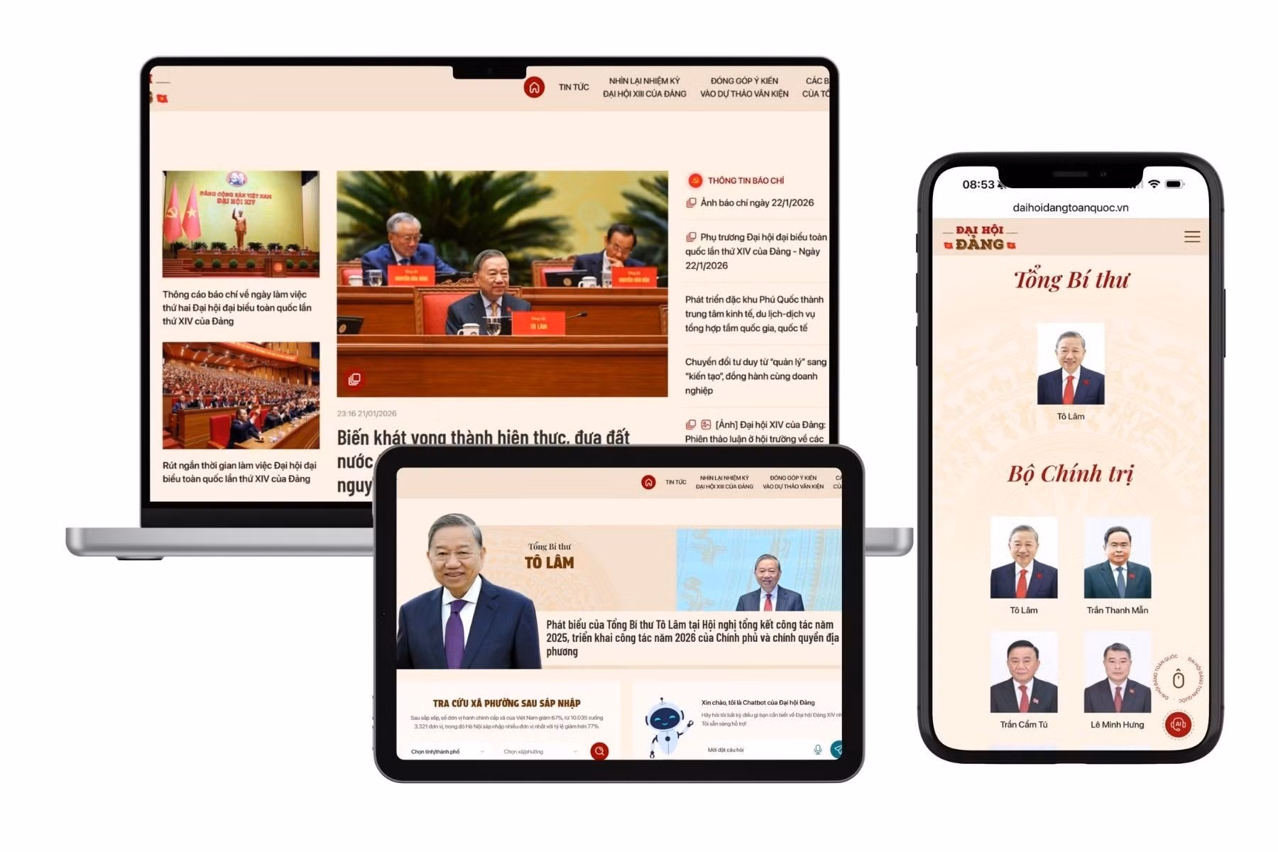 《人民报》在越共十四大宣传工作的突破