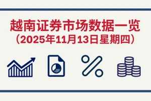 11月13日越南证券市场数据一览 【图表新闻】