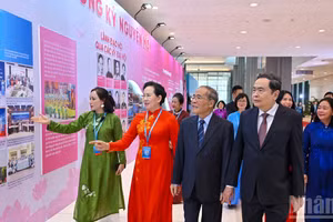 越南党和国家领导出席越南妇女第十四次全国代表大会【组图】