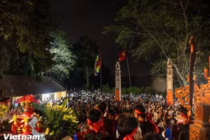 2月3日晚（即丙午年正月十四），位于祥漂祠的迎圣回亭仪式隆重举行，成为整个传统节庆中最具特色的活动之一。