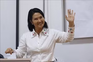 秘鲁当选总统藤森庆子。（图片来源：新华社/越通社）