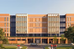 胡志明市国王学院-温布尔登学校效果图。