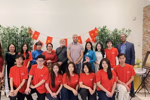 此次研讨会吸引许多青年参加。（图片来源：越通社）