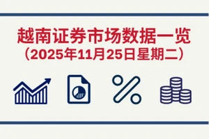 11月25日越南证券市场数据一览 【图表新闻】