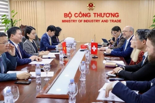 会见场景。（图片来源：工贸部）