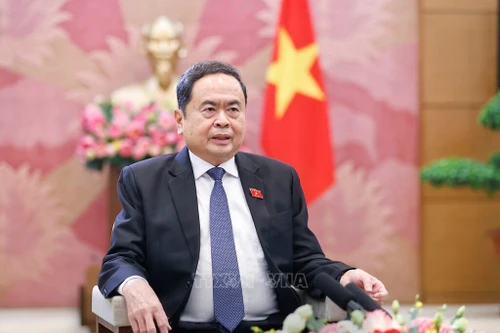 越南国会主席陈青敏。（图片来源：越通社）