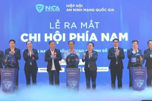 国家网络安全协会南部分会成立仪式。（图片来源：VGP）