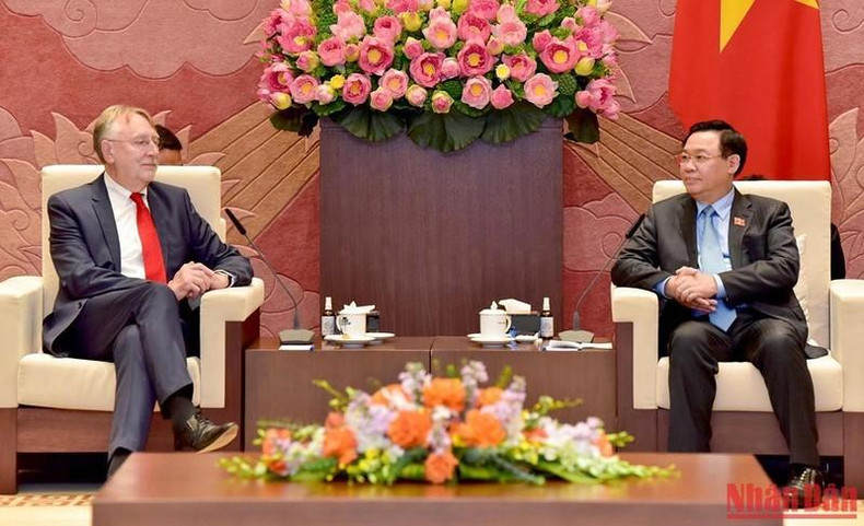 越南国会主席王廷惠会见欧洲议会国际贸易委员会主席兰格(组图) ảnh 3 越南国会主席王廷惠会见欧洲议会国际贸易委员会主席兰格(组图) ảnh 3