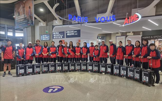 越南女排队。 越南女排队。