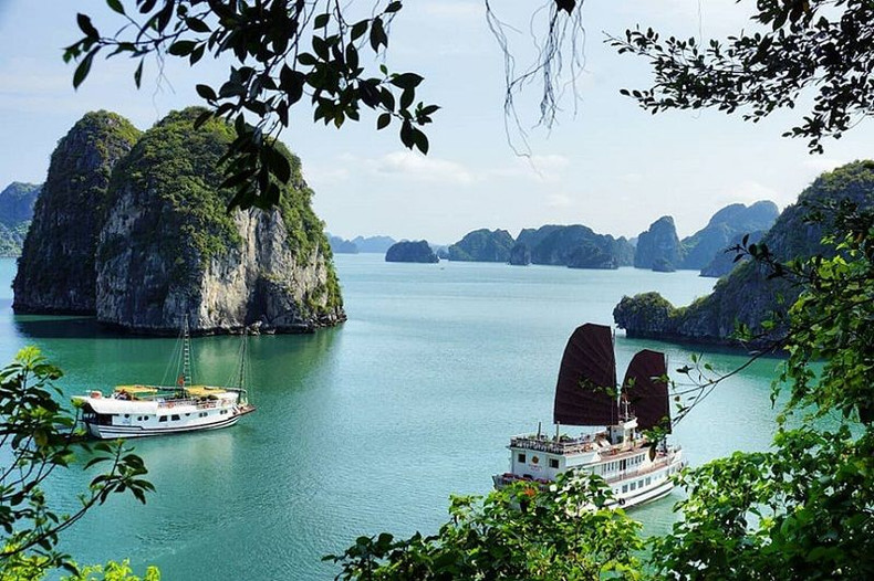 广宁省下龙湾。 广宁省下龙湾。
