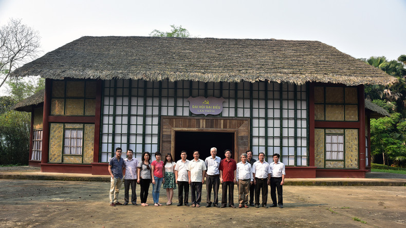 宣光省沾化县金平乡越南共产党第二次全国代表大会会场。 宣光省沾化县金平乡越南共产党第二次全国代表大会会场。