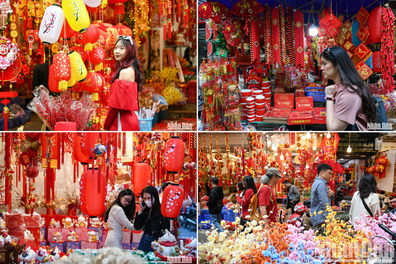 青年朋友喜欢来行马街打卡。