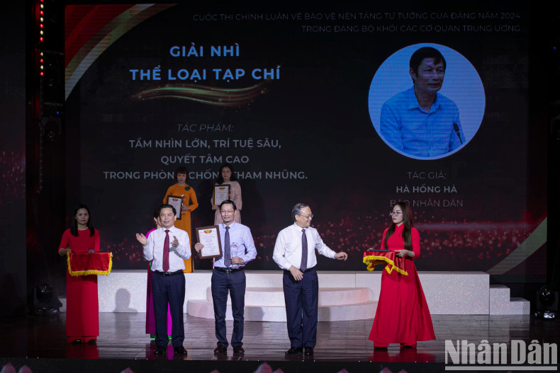 来自《人民报》社的何红河作者的《大视角、深智慧、高决心防腐败》作者荣获杂志类二等奖。 来自《人民报》社的何红河作者的《大视角、深智慧、高决心防腐败》作者荣获杂志类二等奖。