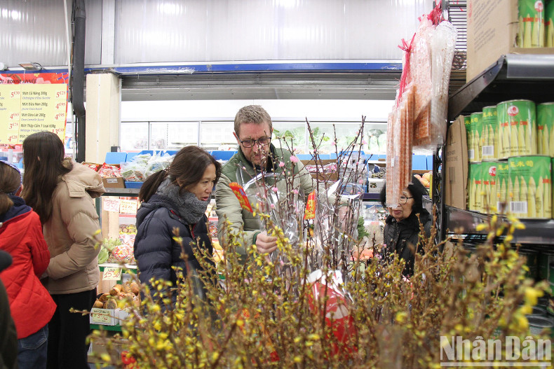 人们可在这购买梅花、桃花。