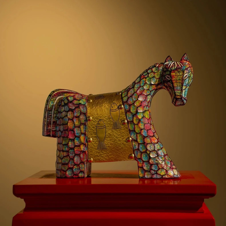 黎玉顺画家的雕刻作品。 黎玉顺画家的雕刻作品。