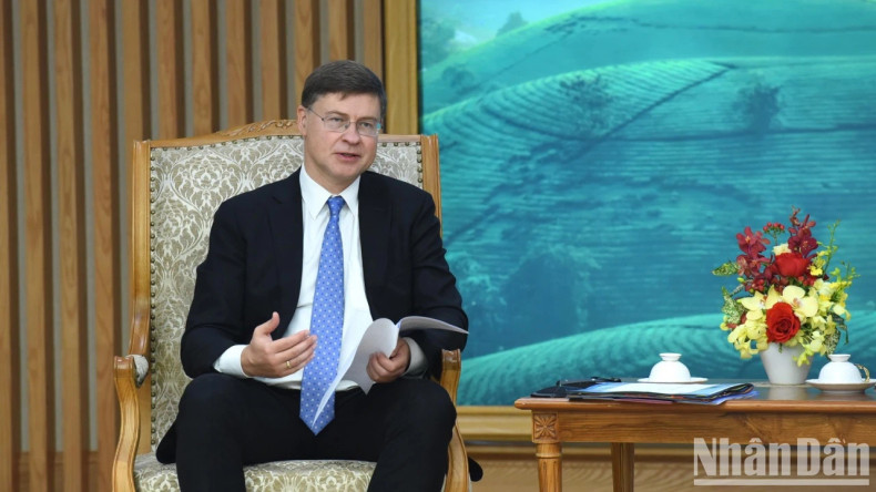 欧盟委员会常务副主席瓦尔迪斯。