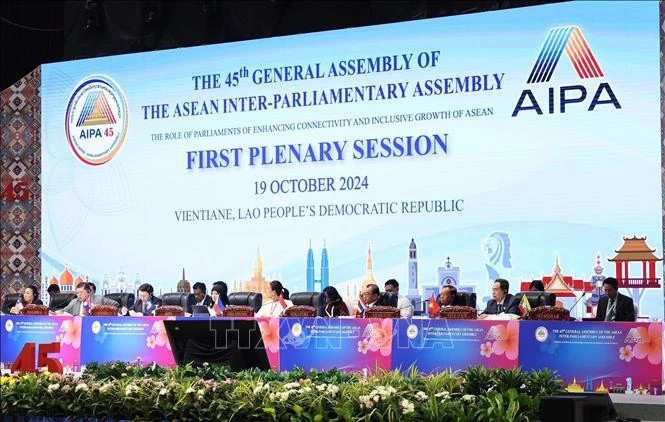 国会主席陈青敏和各位代表。