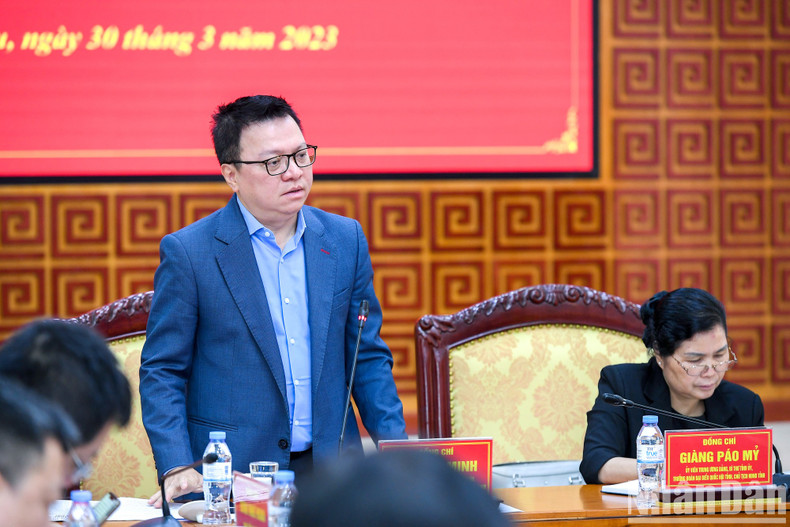 《人民报》社工作组与莱州省省委举行工作会议【组图】 ảnh 3