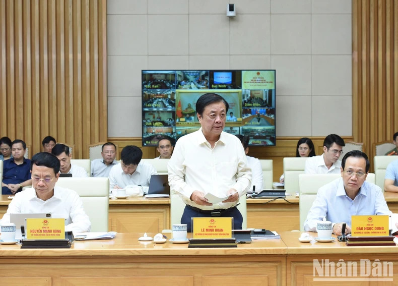 越南农业与农村发展部副部长黎明欢发表讲话。 越南农业与农村发展部副部长黎明欢发表讲话。