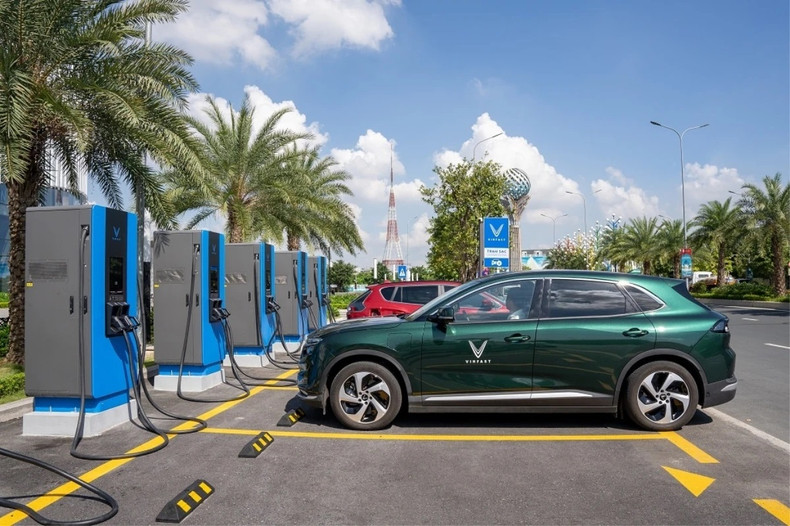 Vinfast电动汽车。 Vinfast电动汽车。