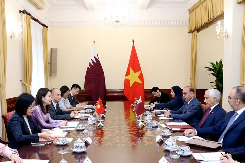 越南外交部与卡塔尔外交部第三次政治磋商会。 越南外交部与卡塔尔外交部第三次政治磋商会。