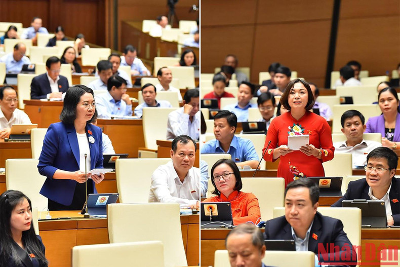 国内代表对范明正总理进行提问。