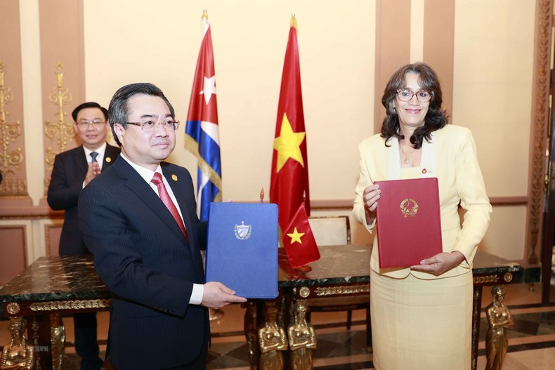 越南国会和古巴全国人民政权代表大会合作协议签署仪式【组图】 ảnh 6