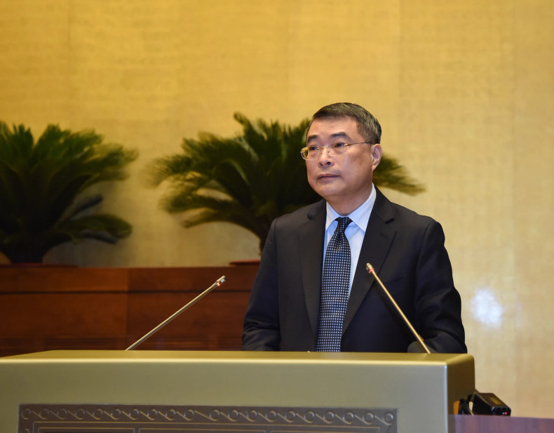 越共中央政治局委员、中央书记处书记、中央组织部部长黎明兴发表讲话。