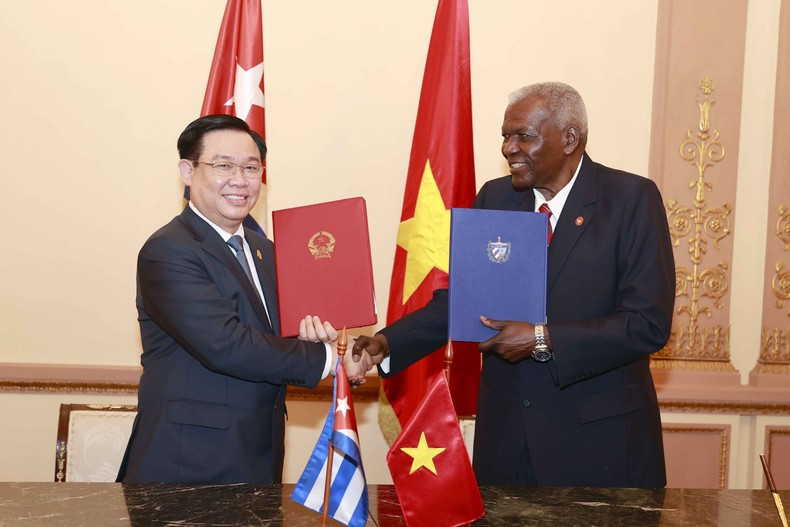 越南国会和古巴全国人民政权代表大会合作协议签署仪式【组图】 ảnh 1