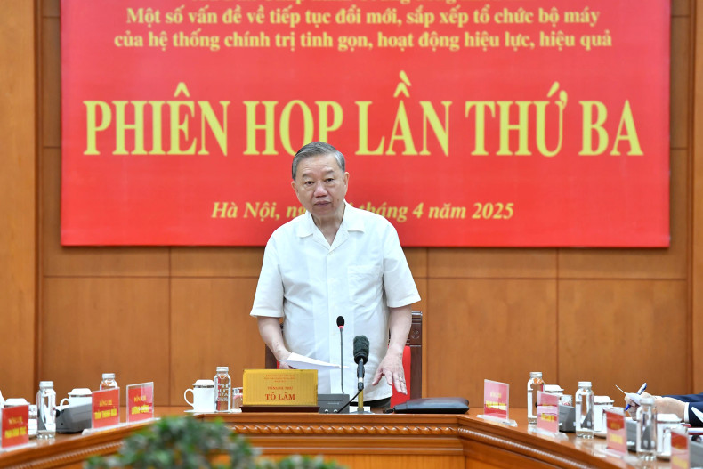 苏林总书记主持召开总结第18-NQ/TW号决议的中央指导委员会第三次会议【组图】 ảnh 8