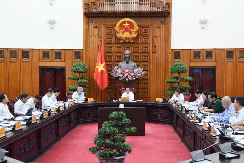 政府总理范明正就越南国际金融中心建设主持召开会议。