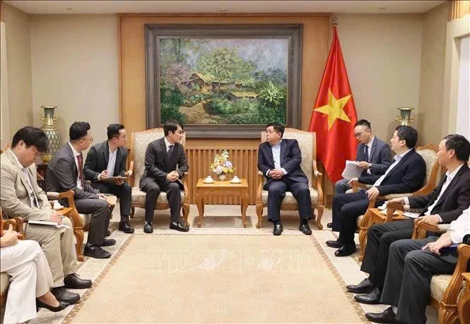 会见场景。（图片来源：越通社）