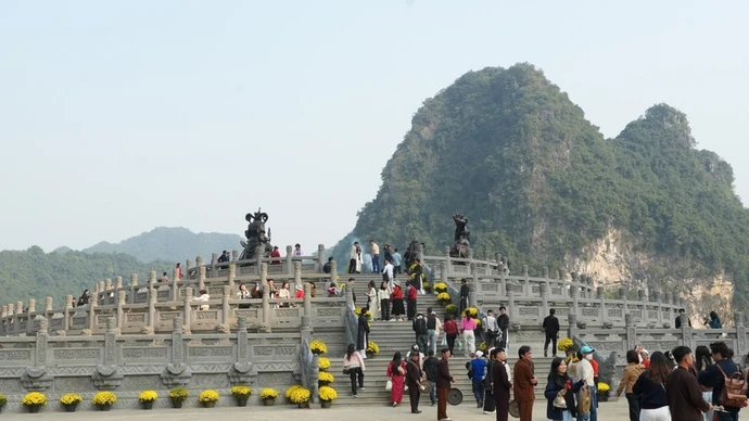 敬天坛——宁平省旅游新亮点。（图片来源：越通社）