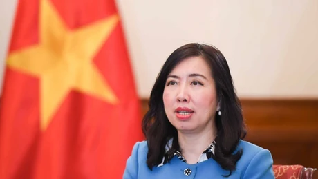 越南外交部副部长黎氏秋姮。