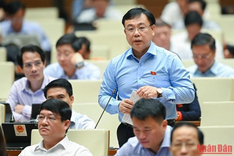 与会代表发言。（水原 摄）