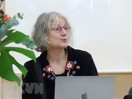 汉堡大学亚非研究所所长Eve Wilden博士。（图片来源：越通社）
