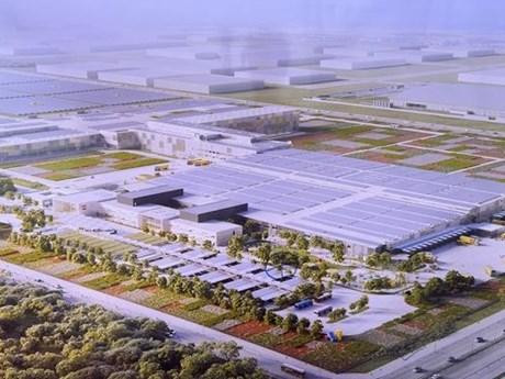 乐高集团在平阳省建设的工厂的效果图。