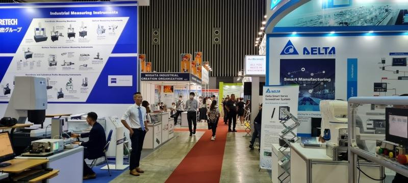 越南国际机床及金属加工机械展览会在胡志明市开幕。