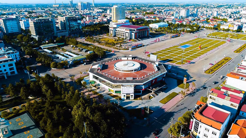 附图：北江市的一角。