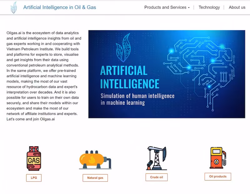VPI 建立提供油气产品数据的Oilgas AI生态系统。
