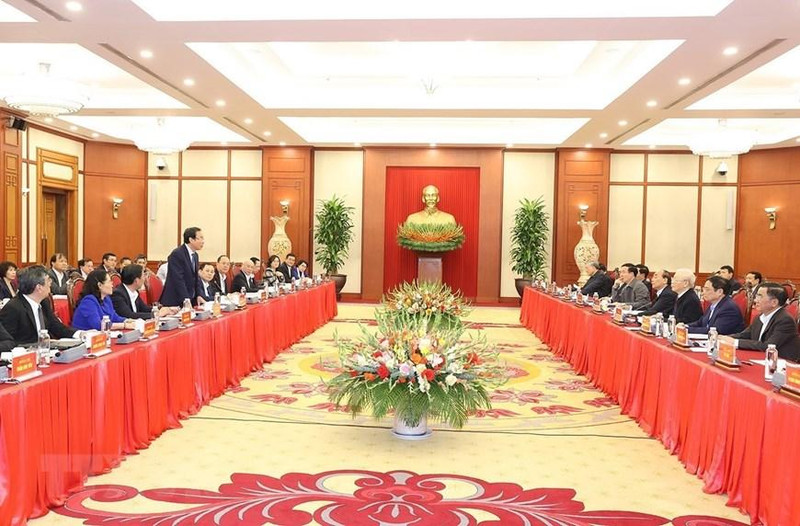 会议场景。（图片来源：越通社）