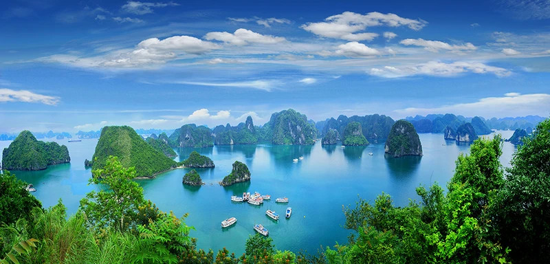 下龙湾跻身世界24个最佳旅行目的地名单。（图片来源：下龙湾管委会）