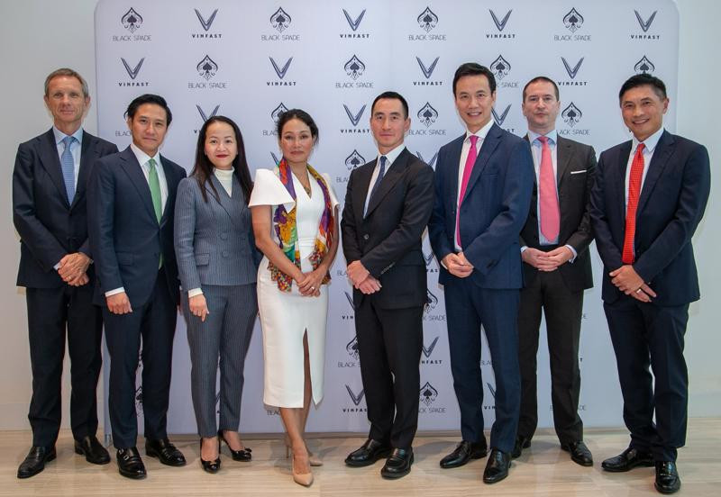 VinFast Auto Pte.有限公司和黑桃收购有限公司代表。